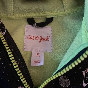 Cat and jack astronaut theme jacket